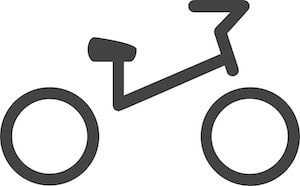Bicycle - Black Outline