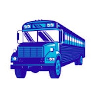 School Bus Blue